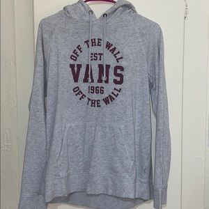 Gray Vans hoodie